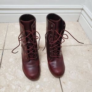 Timberland Glancy Boots Maroon